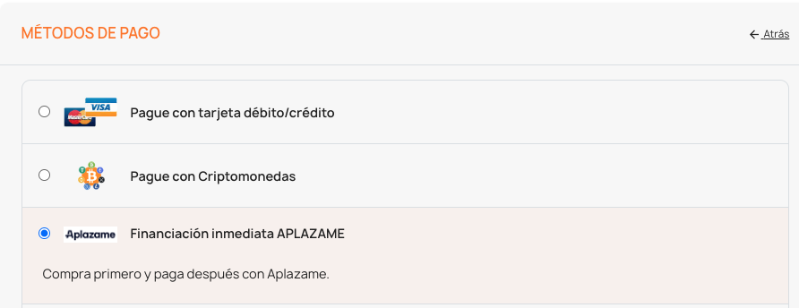 aplázame financiación apple